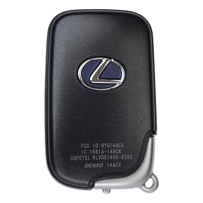 Lexus 2010-2017 OEM 3 Button Smart Key Remote FCC: HYQ14ACX | GNE-5290