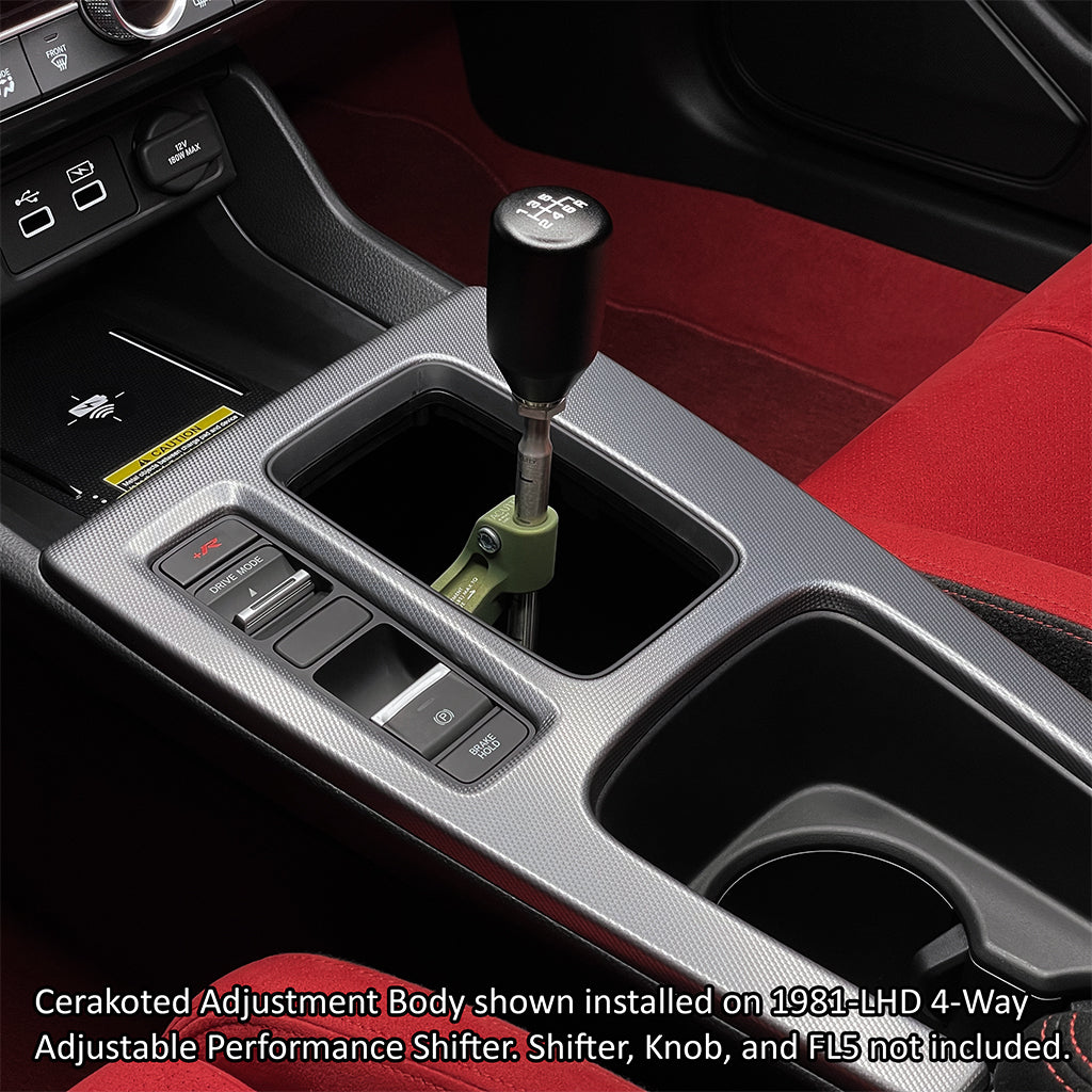 Cerakoted Adjustment Bodies for 1981-LHD Shifters