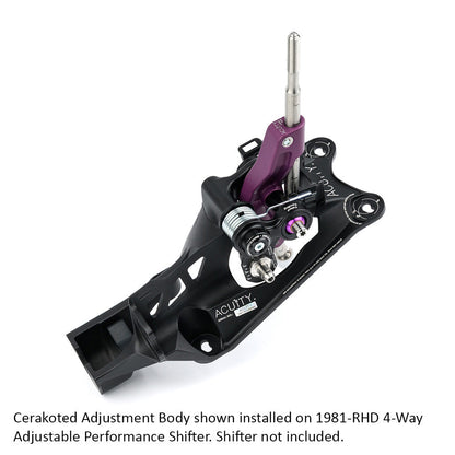 Cerakoted Adjustment Bodies for 1981-RHD Shifters