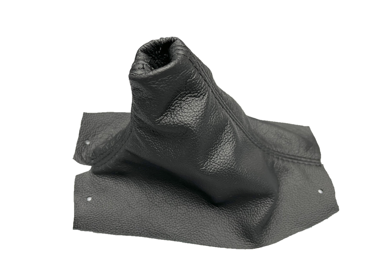 1989-1996 Chevy Corvette C4 Genuine Leather MANUAL Shift Boot Cover In Black