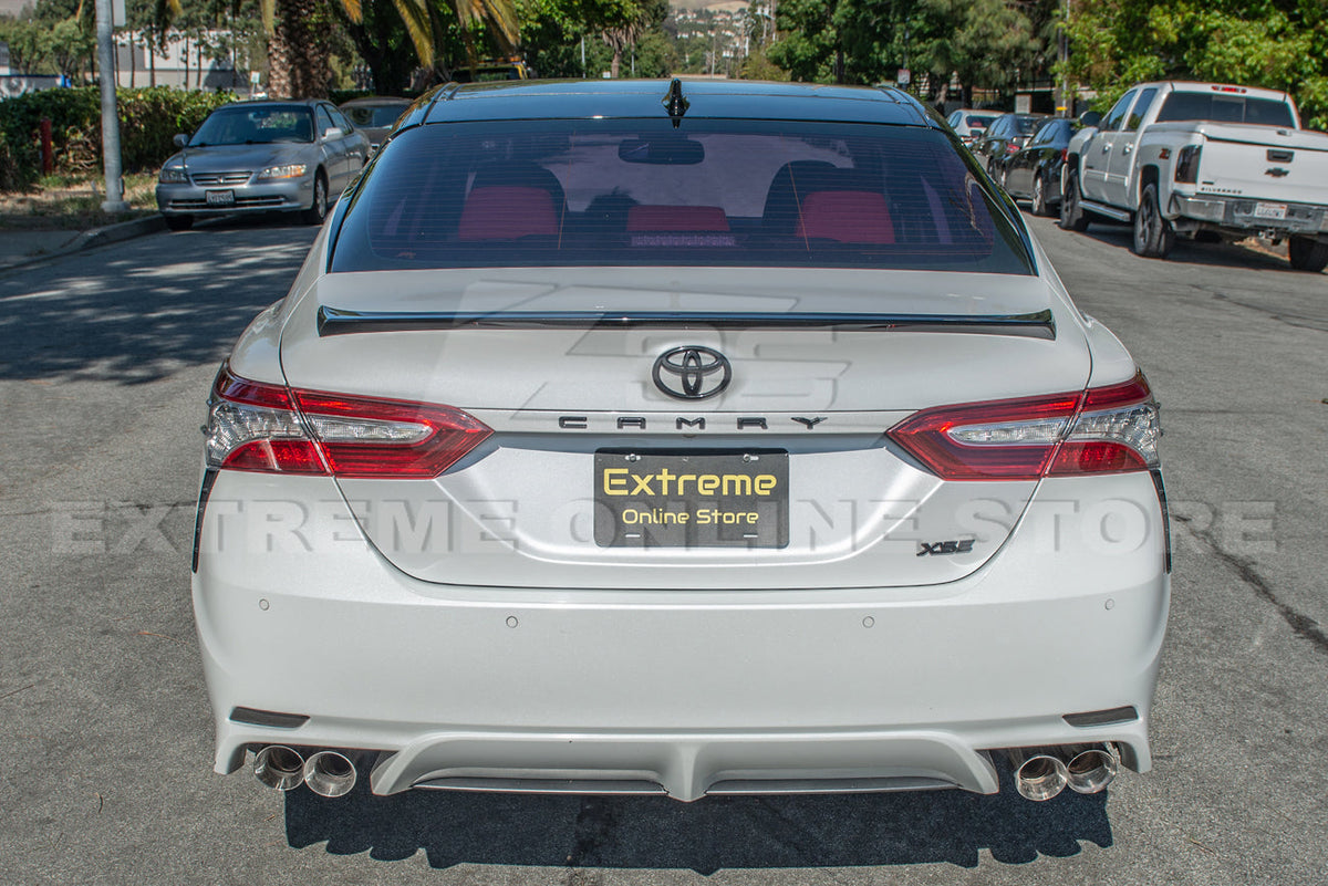 2018-2024 Toyota Camry Muffler Delete Axle Back Quad Tips Exhaust