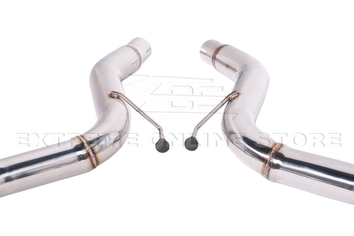 2015-2023 Ford Mustang Muffler Axle Back Dual Burnt Tips Exhaust