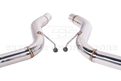 2015-2023 Ford Mustang Muffler Axle Back Dual Burnt Tips Exhaust