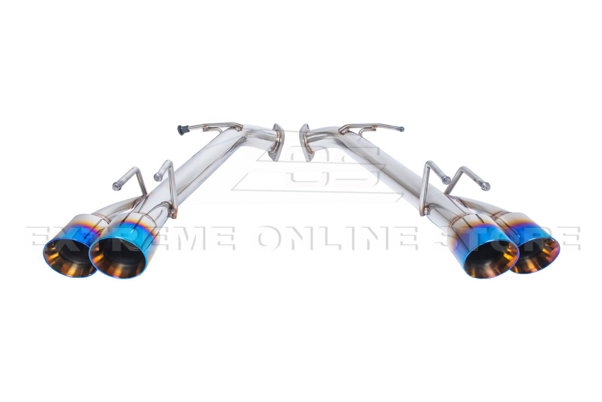 2018-2024 Toyota Camry Muffler Delete Axle Back Quad Burnt Tips Exhaust