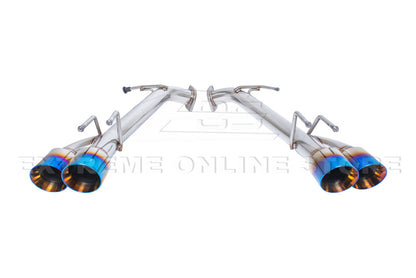 2018-2024 Toyota Camry Muffler Delete Axle Back Quad Burnt Tips Exhaust