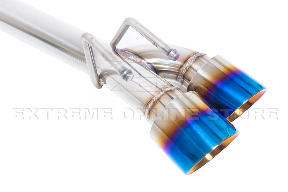 2018-2024 Toyota Camry Muffler Delete Axle Back Quad Burnt Tips Exhaust