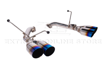 2022-Present Subaru WRX Muffler Delete Axle Back Burnt Tips Exhaust