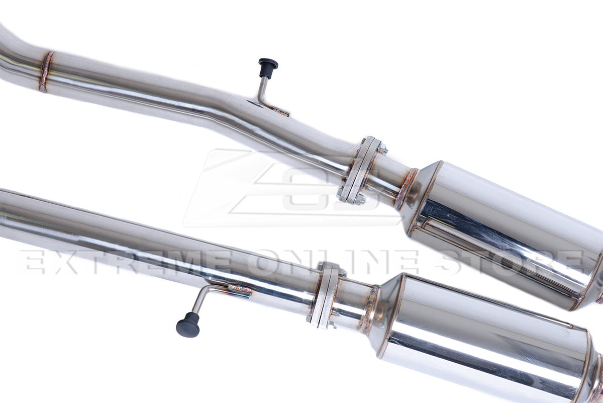 2014-Present Infiniti Q50 Mid Pipe Muffler Delete Axle Back Exhaust Kit
