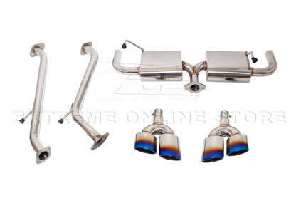 2019-Present Toyota Corolla Hatchback Burnt Tips Cat Back Exhaust