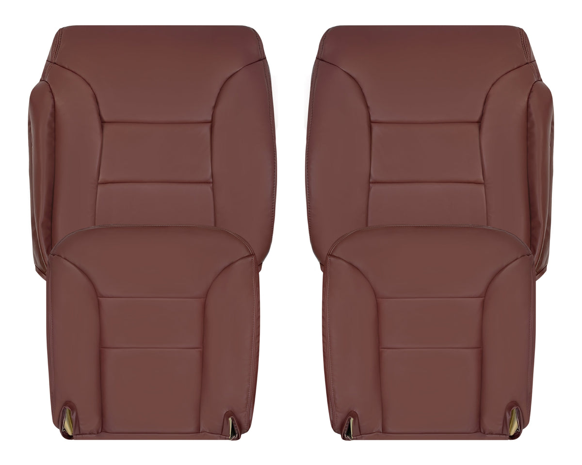 1995 1996 1997 1998 1999 Chevy Silverado LT LS Z71 Vinyl Seat Covers In Ruby Red
