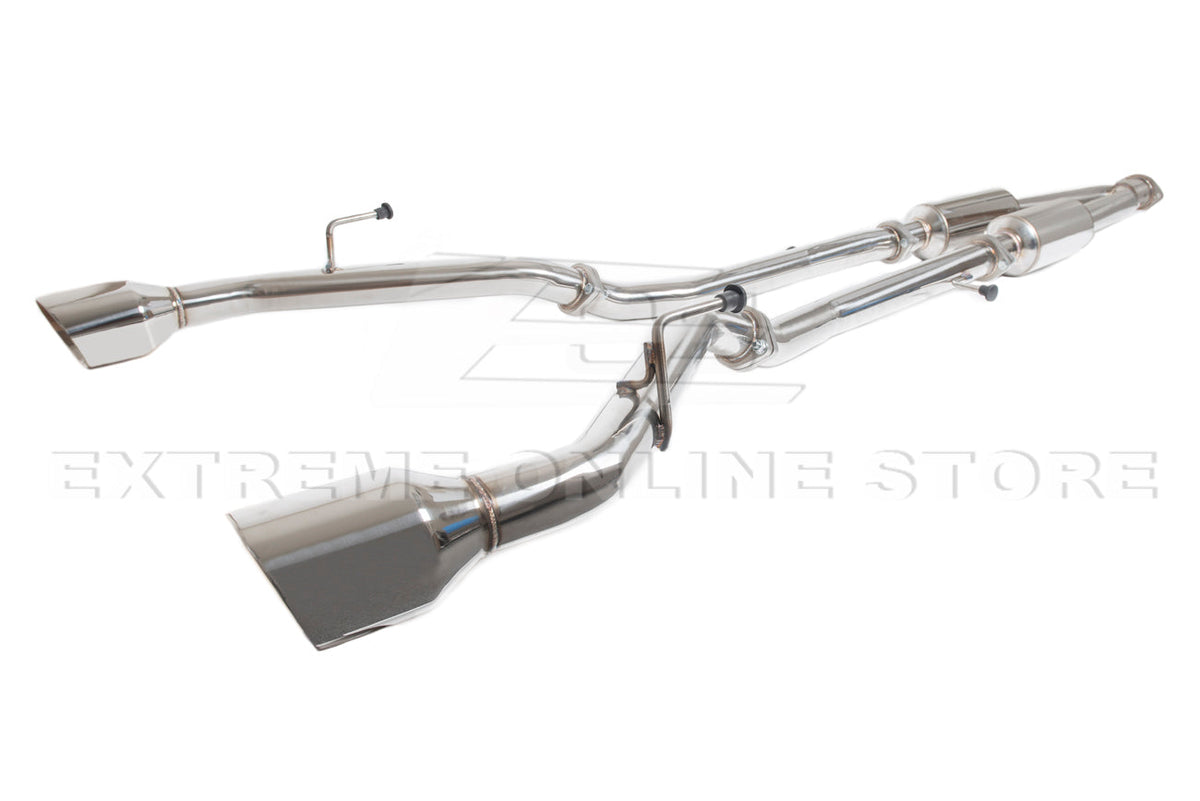 2014-Present Infiniti Q50 Mid Pipe Muffler Delete Axle Back Exhaust Kit