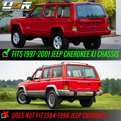 1997-2001 Jeep Cherokee Xj Tail Lights Bumper Corner 6pc Combo Made By Depo