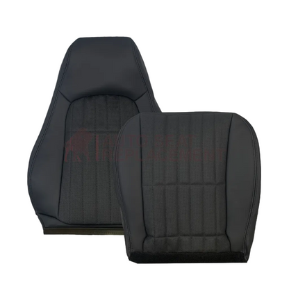 1997-2002 For Chevy Camaro SS Replacement Black Seat Covers In Synthetic Leather