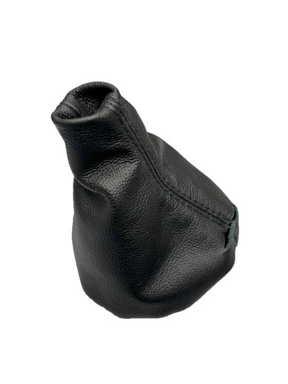 Black Leather Auto/ Manual Shift Boot Cover For Chevrolet Corvette C2 C3 C4 C5 C6 C7