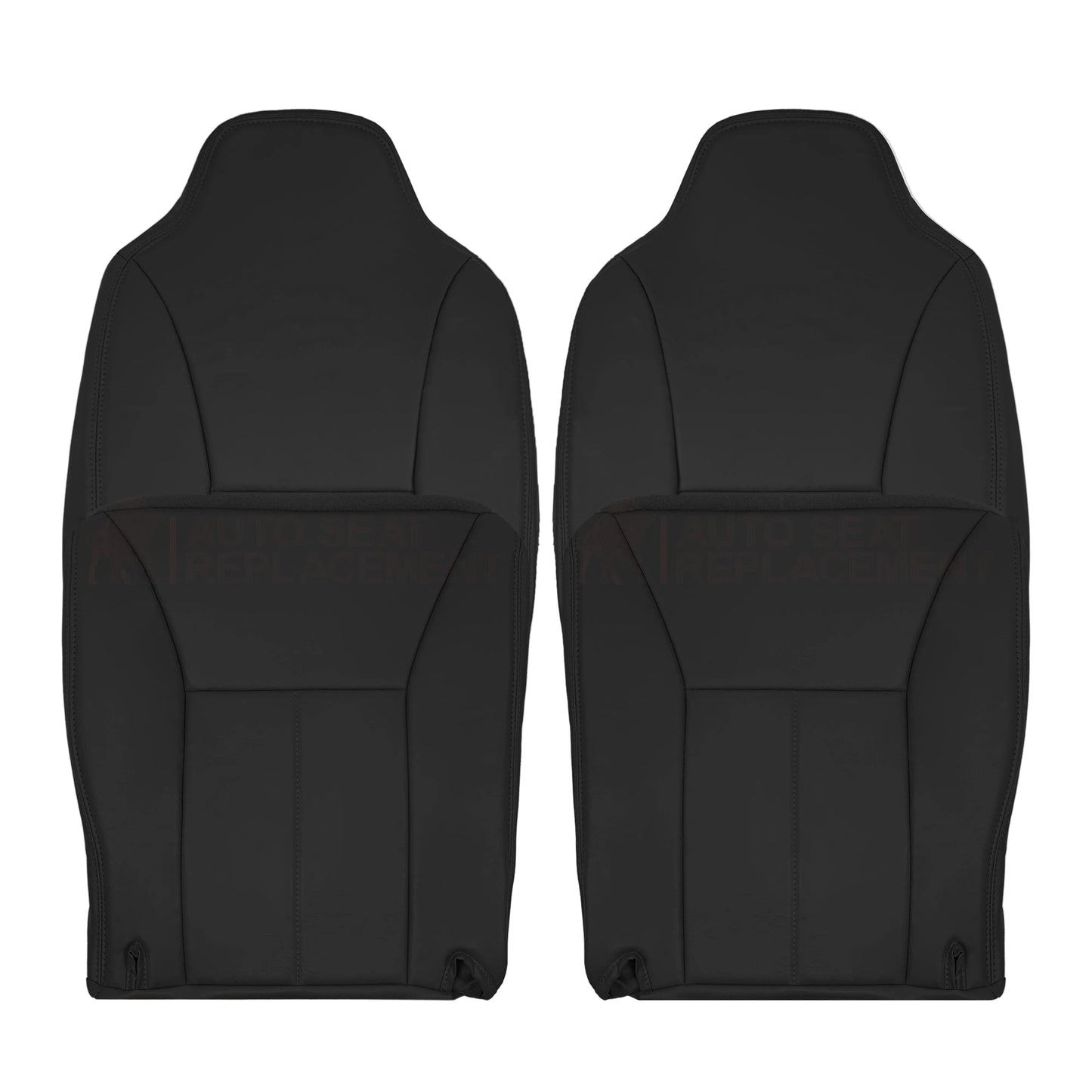 1998-2002 Dodge Ram 1500 Base Work Truck SINGLE CAB Seat Cover in Agate Very Dark Gray Vinyl