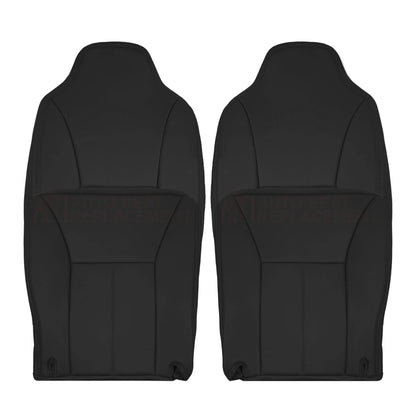 1998-2002 Dodge Ram 1500 Base Work Truck SINGLE CAB Seat Cover in Agate Very Dark Gray Vinyl
