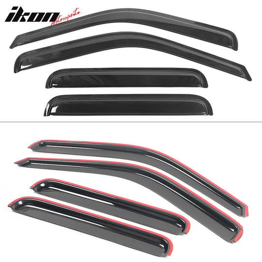1999-2016 Ford F250 F350 F450 F550 Super Duty Crew Cab Window Visors