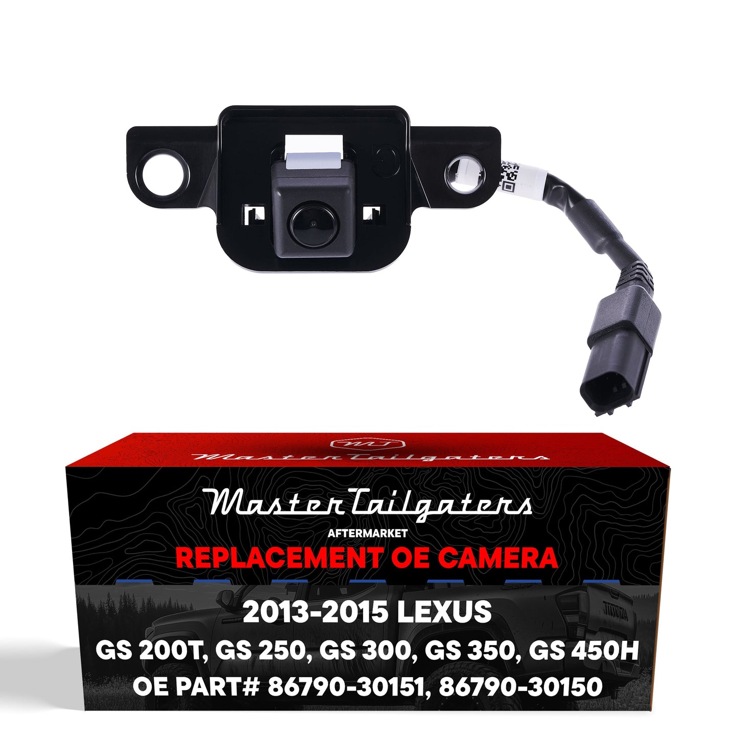 Lexus GS 200t/250/300 (2013-2014), GS 350/450h (2013-2015) OEM Replacement Backup Camera OE Part # 86790-30150, 86790-30151
