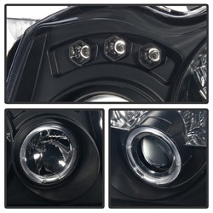 Spyder Jeep Grand Cherokee 05-07 Projector Headlights LED Halo LED Blk Smke PRO-YD-JGC05-HL-BSM 5078551