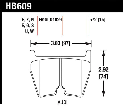 Hawk Performance Ceramic Street Brake Pads