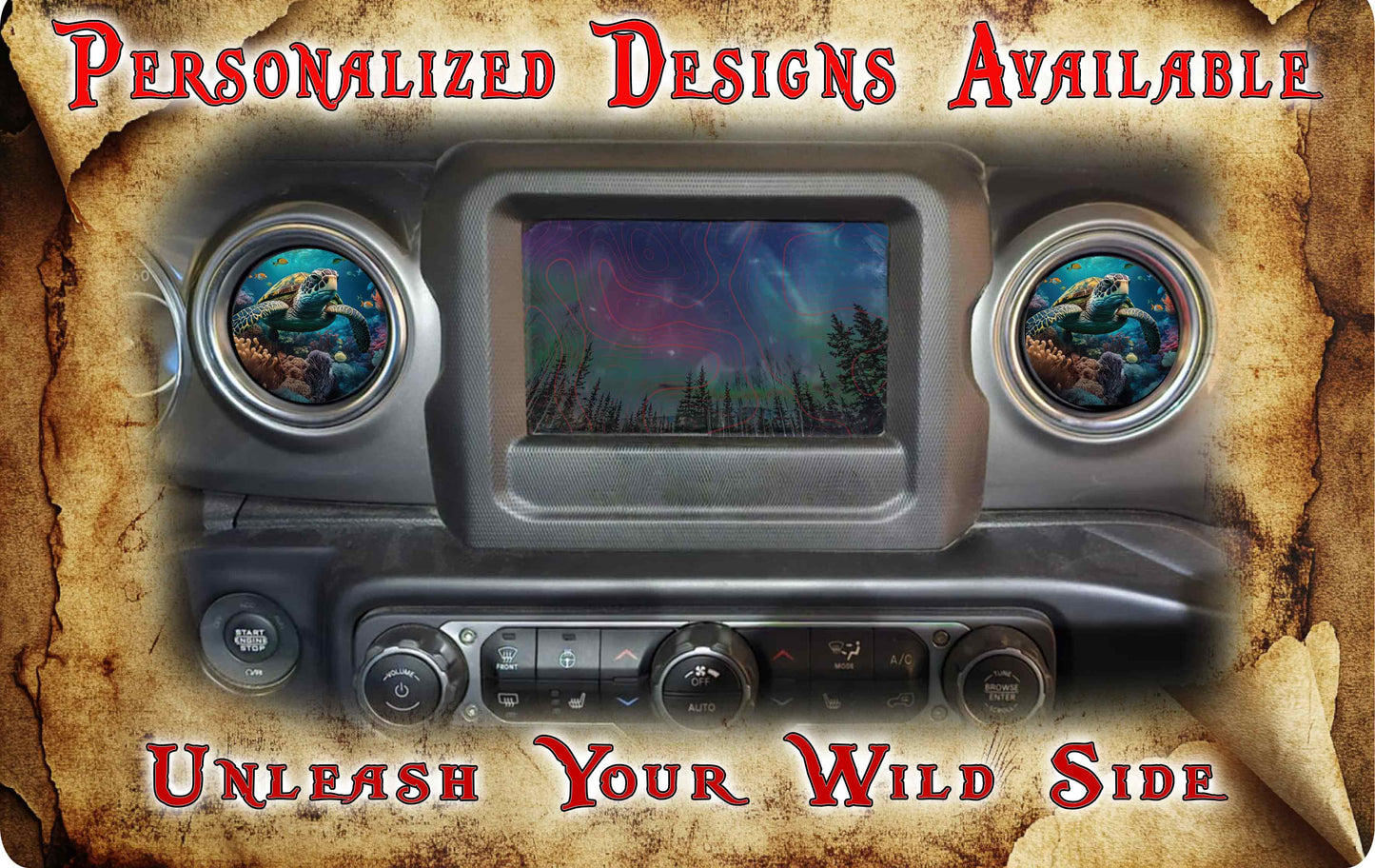 Steering wheel decal sea turtle decal 192