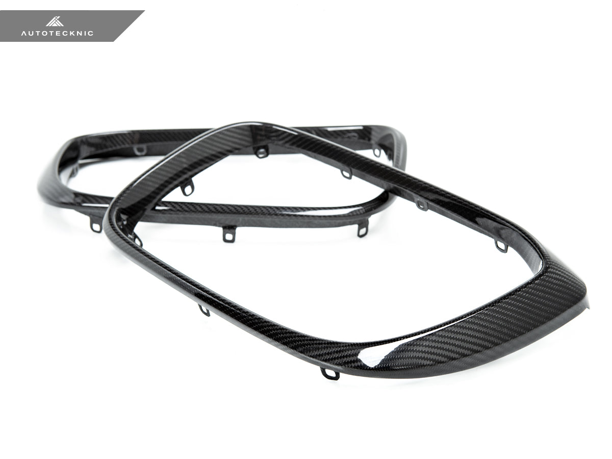 AutoTecknic Replacement Dry Carbon Grille Surround Set - BMW F97 X3M | F98 X4M