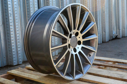 MB4 18x8 5x112 +42 66.6 Gunmetal Machined Face