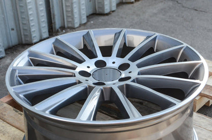 MB4 18x8.5 5x112 +35 66.6 Gunmetal Machined Face