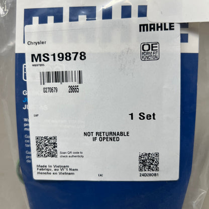 MAHLE Fuel Injection Plenum Gasket For Chrysler MS19878