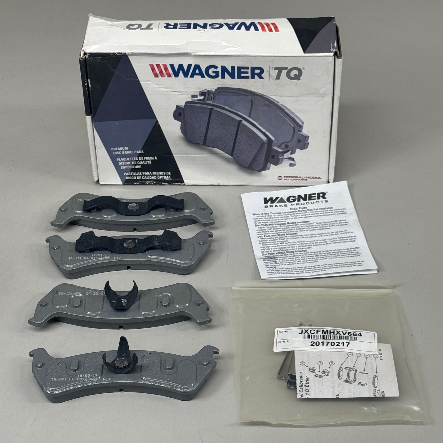 WAGNER Rear Semi-Metallic Brake Pads For Ford & Mercury Models Grey MX667A