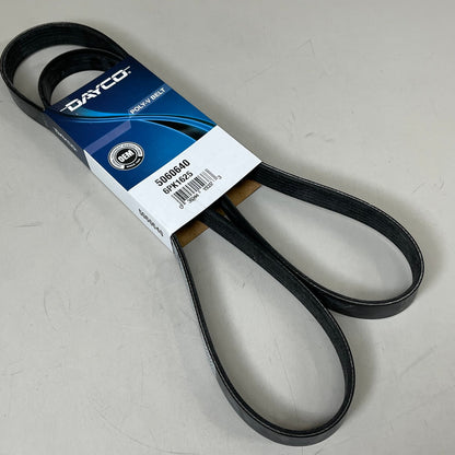 DAYCO Straight Standard Poly Rib Belt .82"Top Width EPDM K-Section Black 5060640