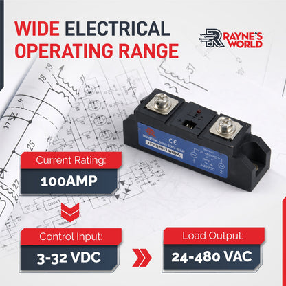 100 Solid State Relay | Single Phase Industrial | DA (DC-AC)