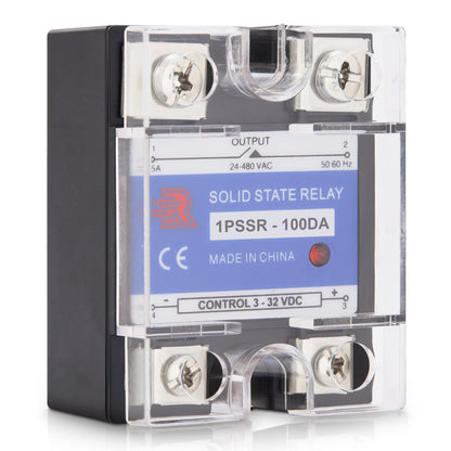 100 Amp DA Solid State Relay Module SSR-DC to AC-3-32VDC Control-24-480VAC Output