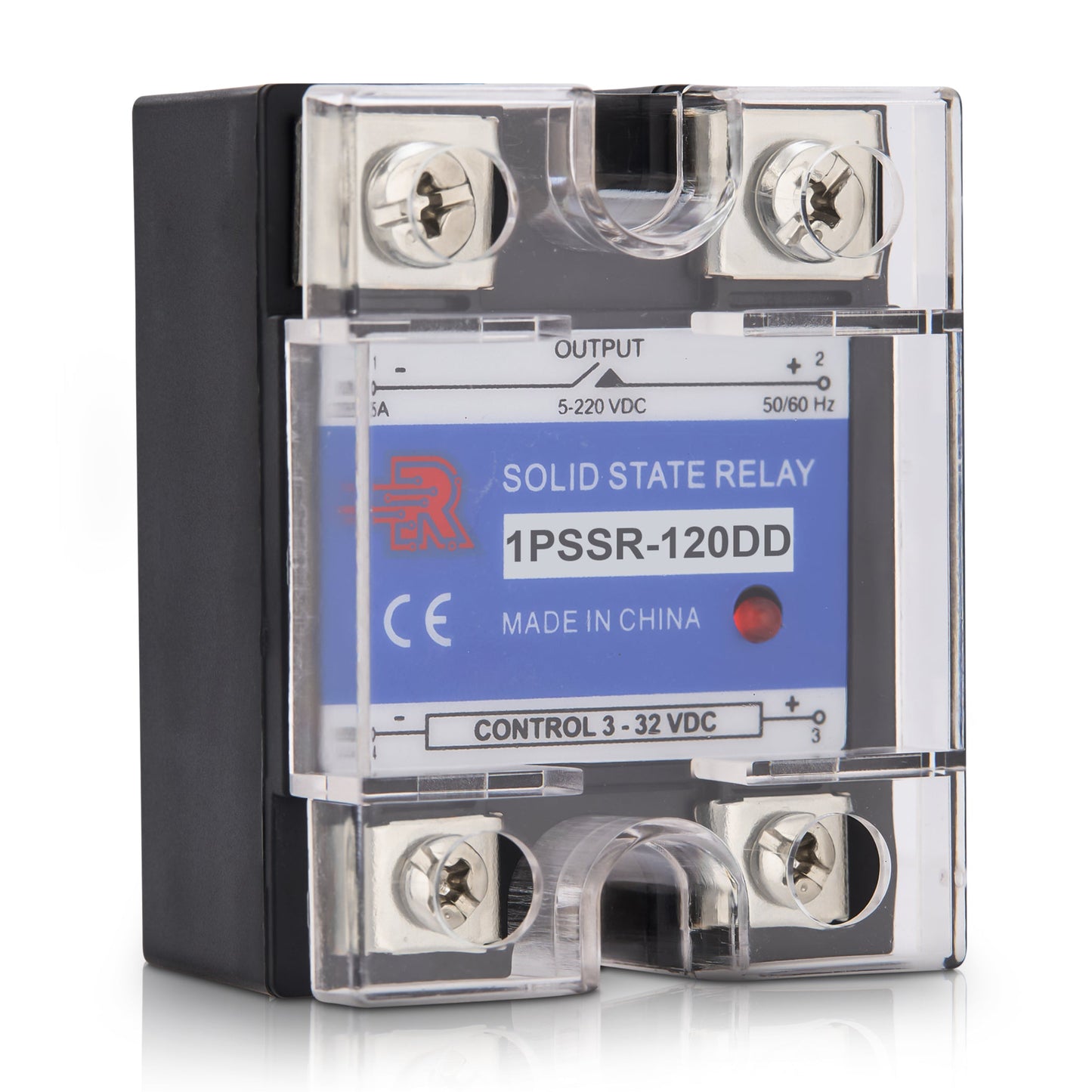 120 Amp DD Solid State Relay Module SSR-DC to DC-3-32VDC Control-12-220VDC Output