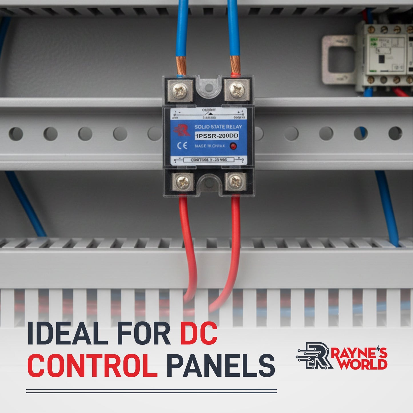 200 Amp DD Solid State Relay Module SSR-DC to DC-3-32VDC Control-12-220VDC Output
