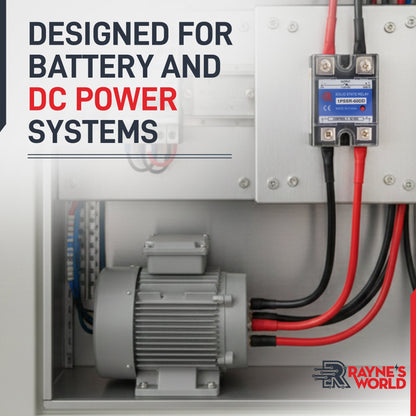 60 Amp DD Solid State Relay Module SSR-DC to DC-3-32VDC Control-12-220VDC Output