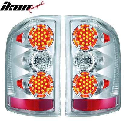 2007-2013 Silverado 1500 2500 3500 Lens LED Tail Lights Brake Lamps