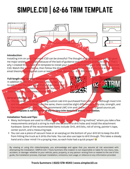 62-66 Trim Template