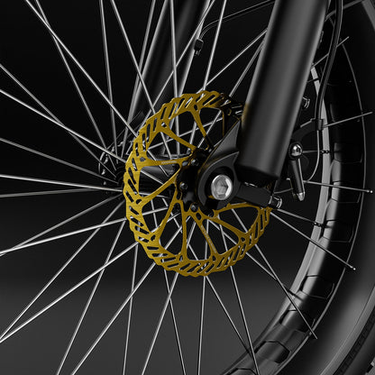 Gold 180mm Disc Brake Rotor – Stylish & High-Performance Upgrade