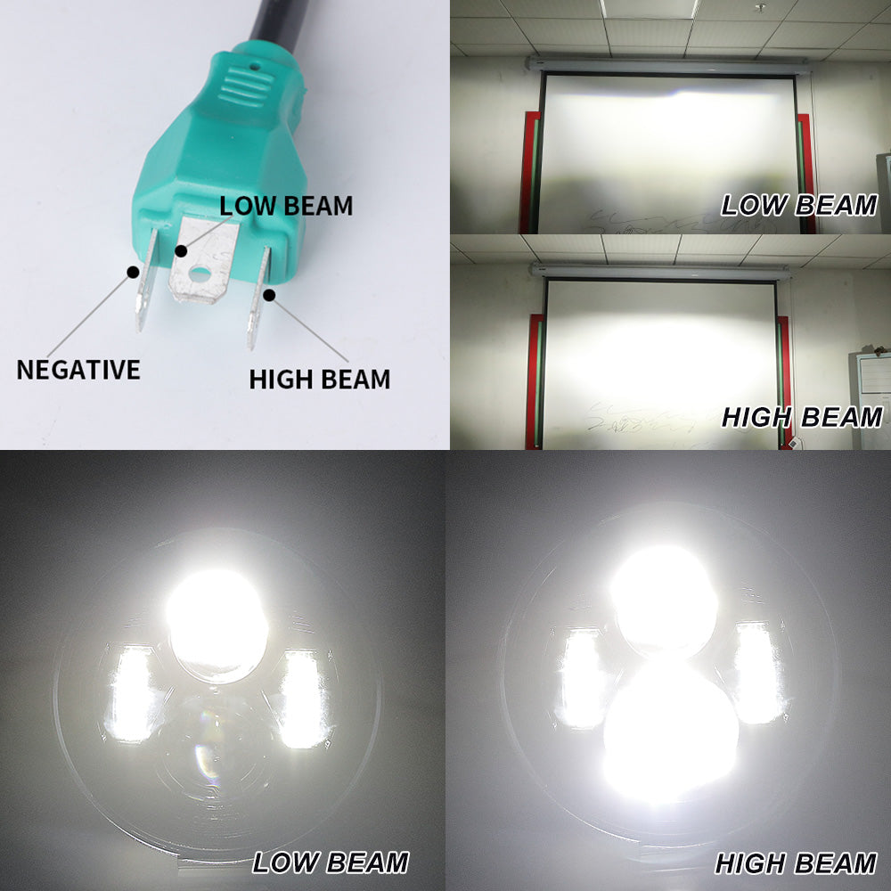 Hydrus 7" LED Headlight - Green
