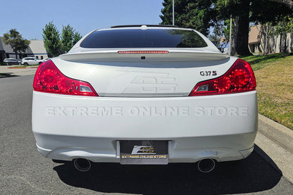 2008-2013 Infiniti G37 Coupe Muffler Delete Axle Back Dual Tips Exhaust