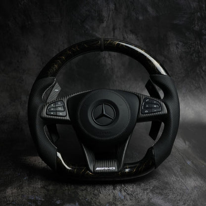 2015-2018 Mercedes Benz AMG | Retrofit for older/ non-AMG Models Available Custom Steering Wheel by Exclusive Steering