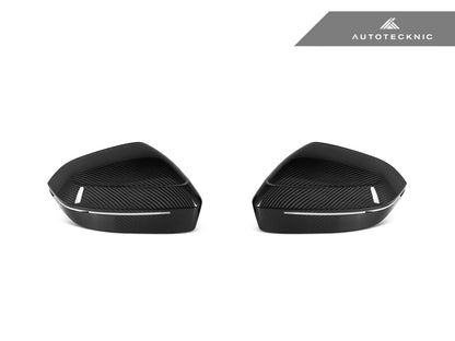 AutoTecknic Dry Carbon Fiber Mirror Cap Set - BMW G45 X3