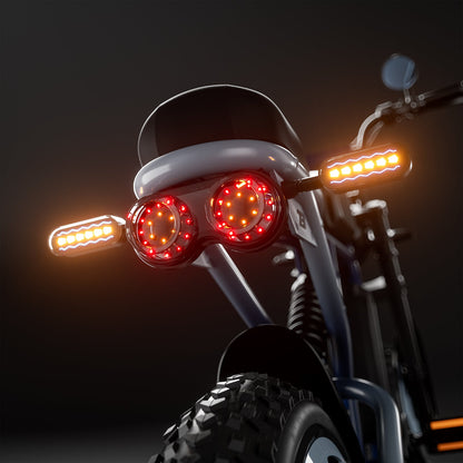 LED Turn Signal Light and Tail Light Kit with Battery For Super73