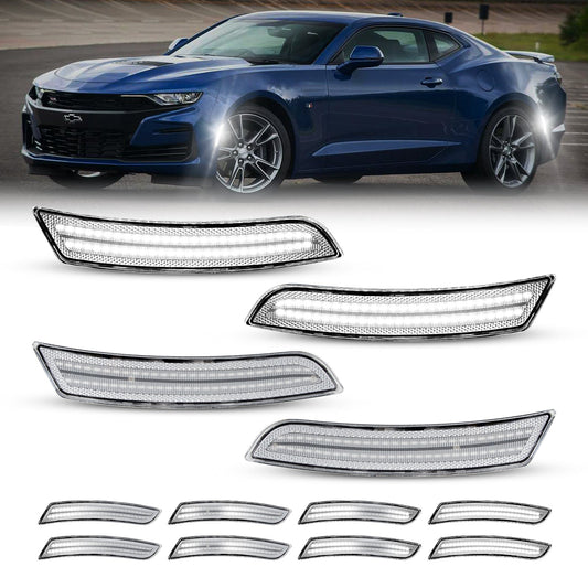 CAMARO 16-24 FRONT/REAR DYNAMIC CLEAR LED SIDE MARKERS