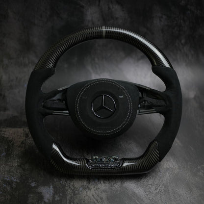 2015-2018 Mercedes Benz AMG | Retrofit for older/ non-AMG Models Available Custom Steering Wheel by Exclusive Steering
