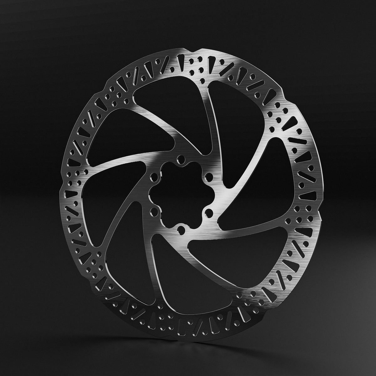 High-Performance 180mm Silver Disc Brake Rotor – Lightweight & Durable (6-Bolt)