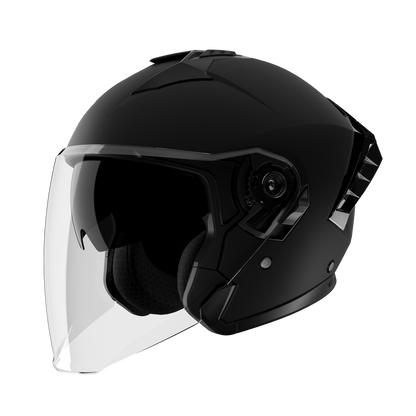 D.O.T. & ECE Daytona Sporty Jet- Dull Black