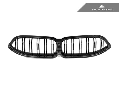 AutoTecknic Dry Carbon Dual-Slats Front Grille - BMW G14/ G15/ G16 8-Series
