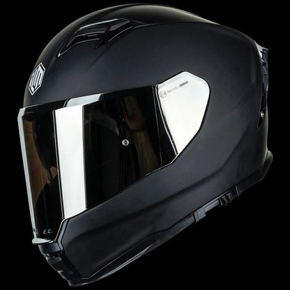 ILM Full Face Motorcycle Helmet Lightweight Fiberglass DOT ECE Model MF522P